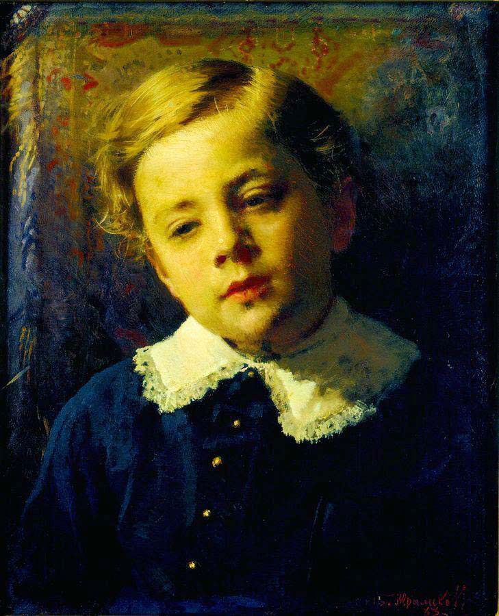 portrait of sergei the artist's son